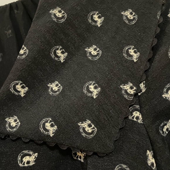 Whistles Black Long Sleeve Izzy Horseshoe Dress with horses size 6 - Picture 12 of 12